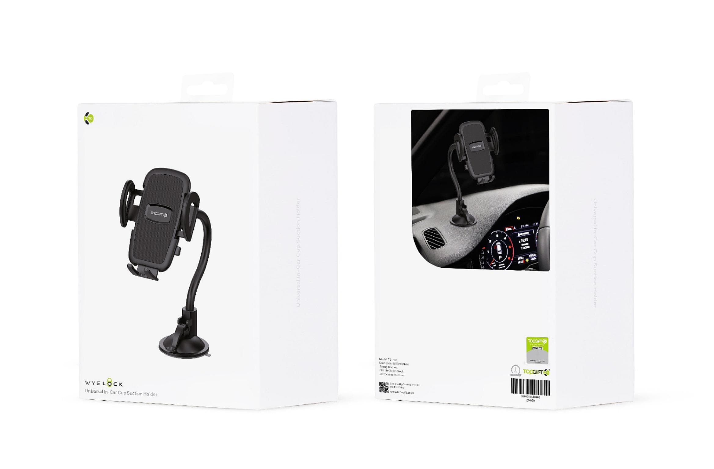Universal In-Car Cup Suction Holder