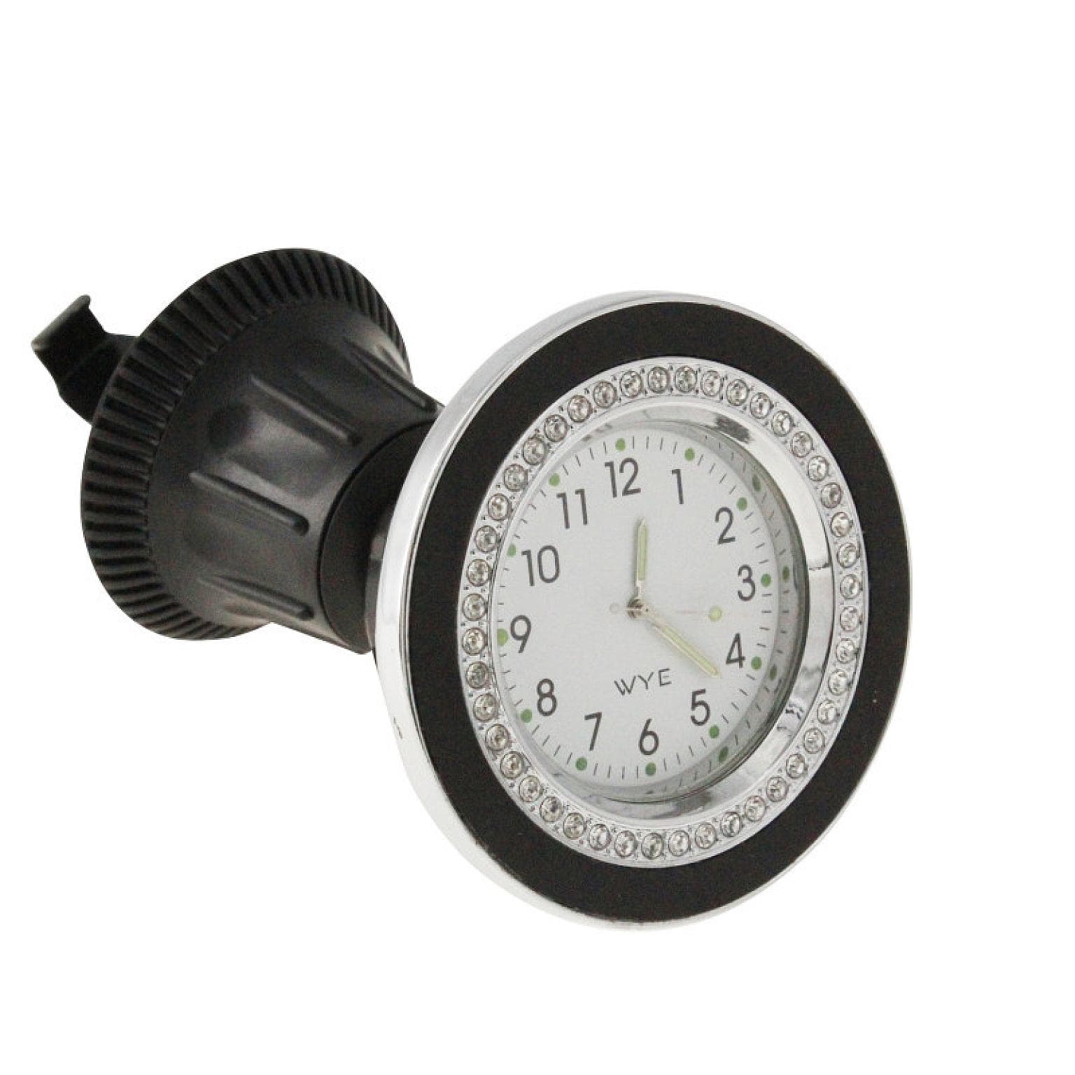 WYE H47 In-Car Diamond Gems Mini-Clock With Holder