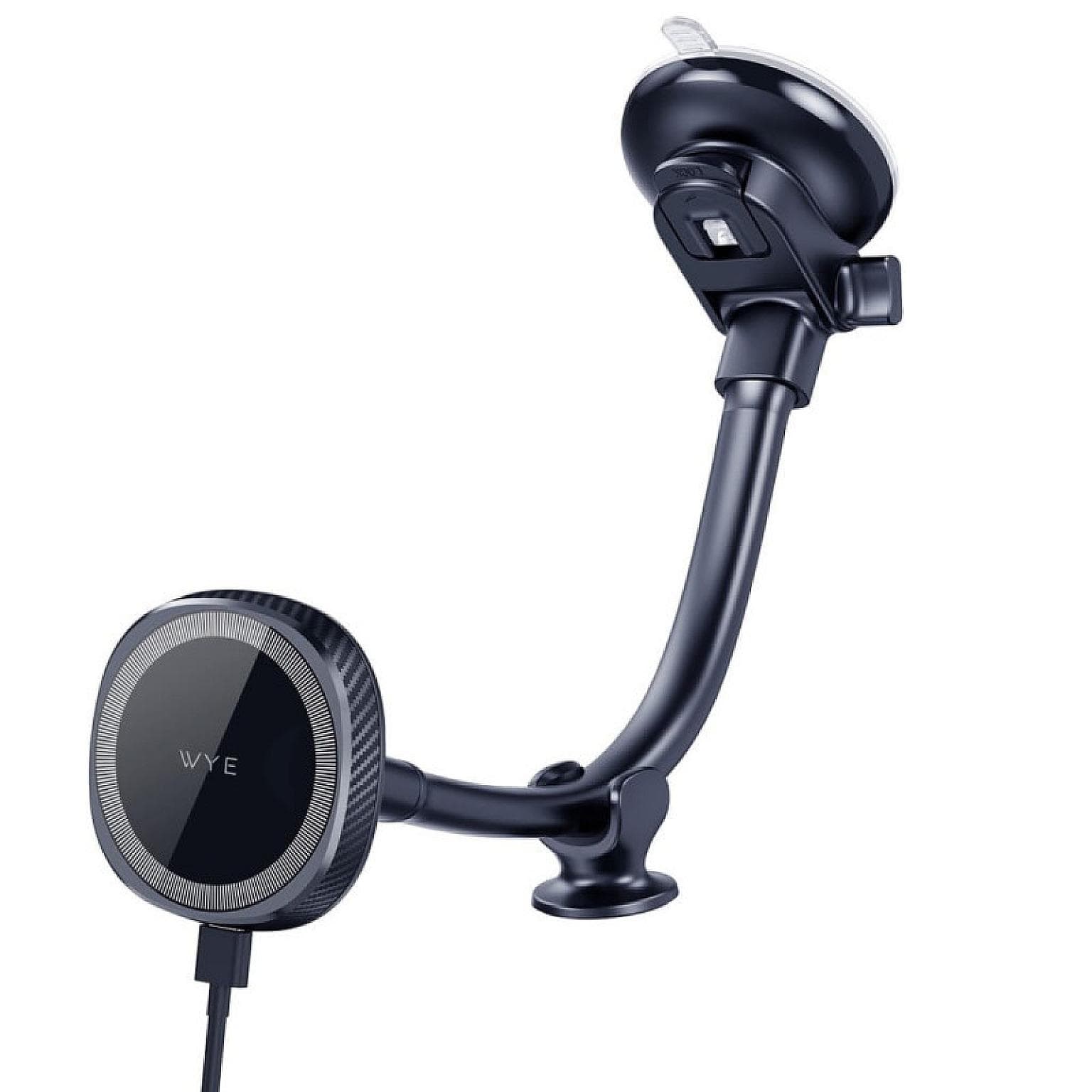 15W In-Car Wireless Charging Dashboard & Windshield Long Holder