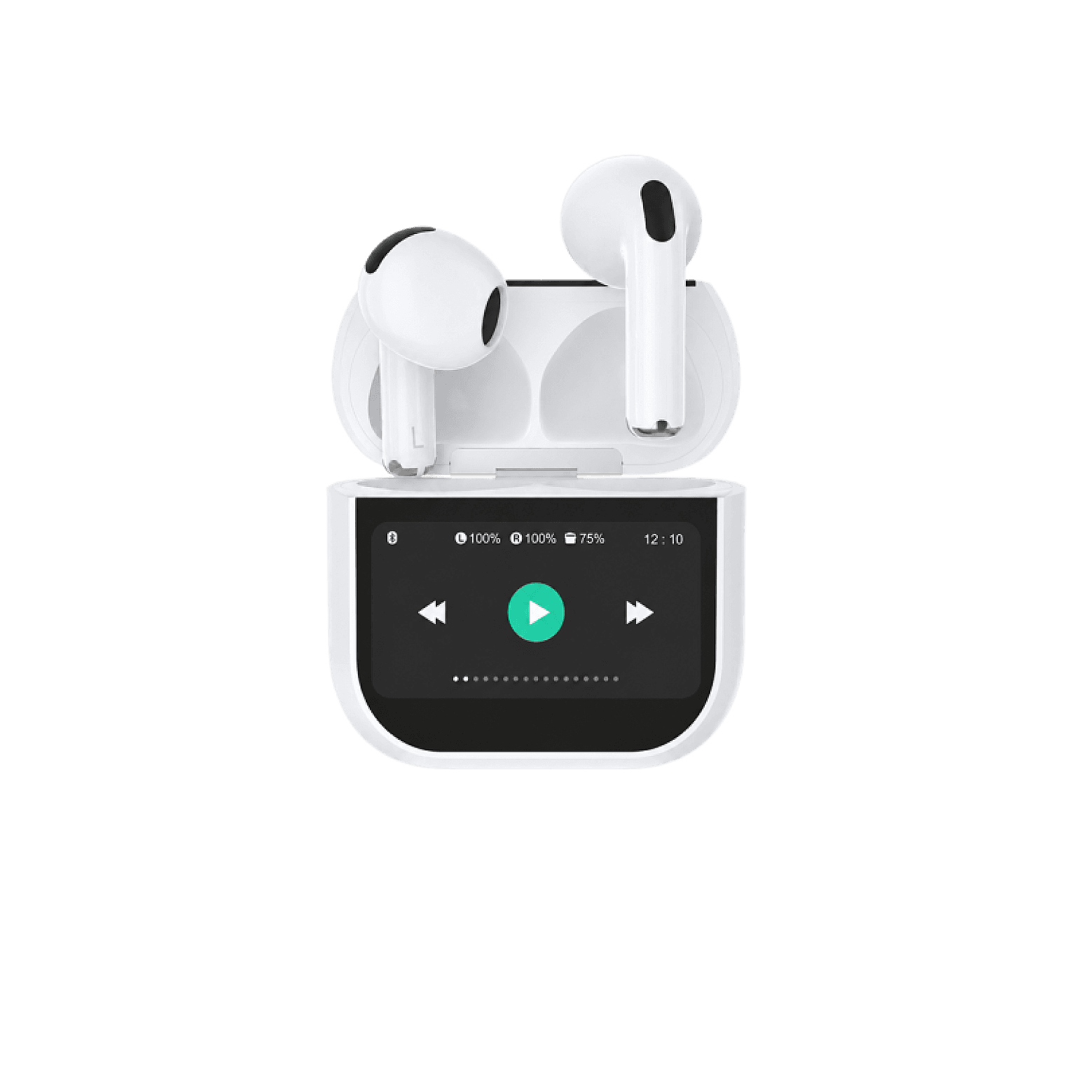 WYE ProSound Wireless Earbuds with LCD Touch Screen