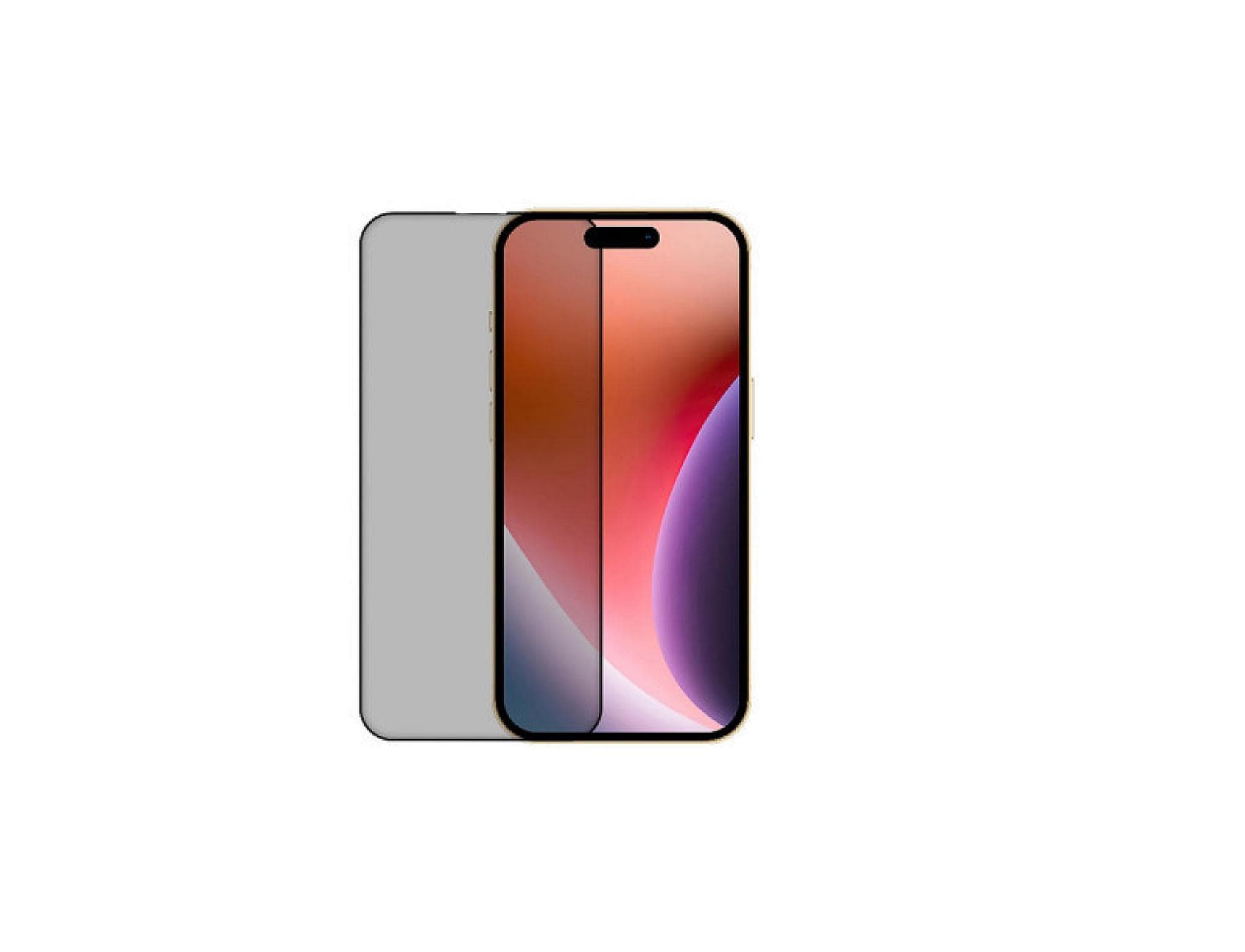 iPhone 14 Pro 6D privacy Tempered Glass