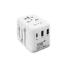 World Wide Travel Adapter with Dual USB-A & a USB-C Charging Ports