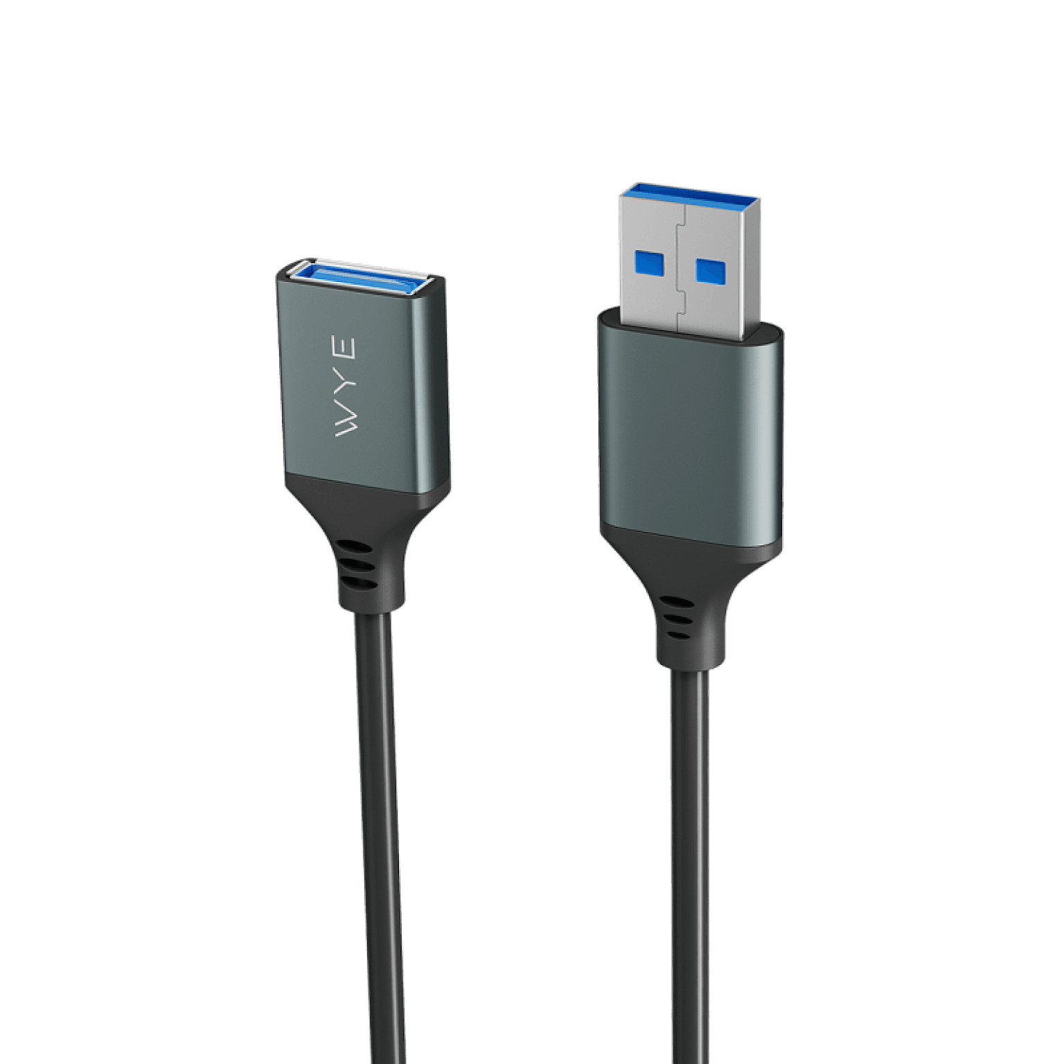 WYE USB-A Male to Female 2m Cable