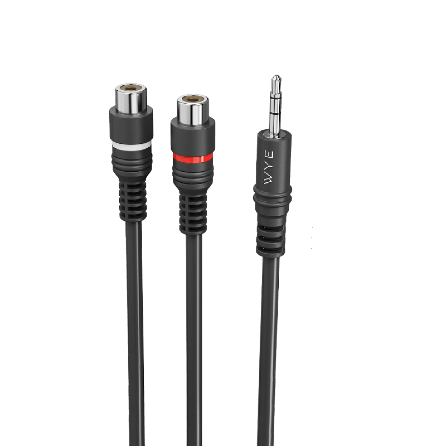 3.5mm Male to 2 RCA Female Audio Splitter Cable 0.1m