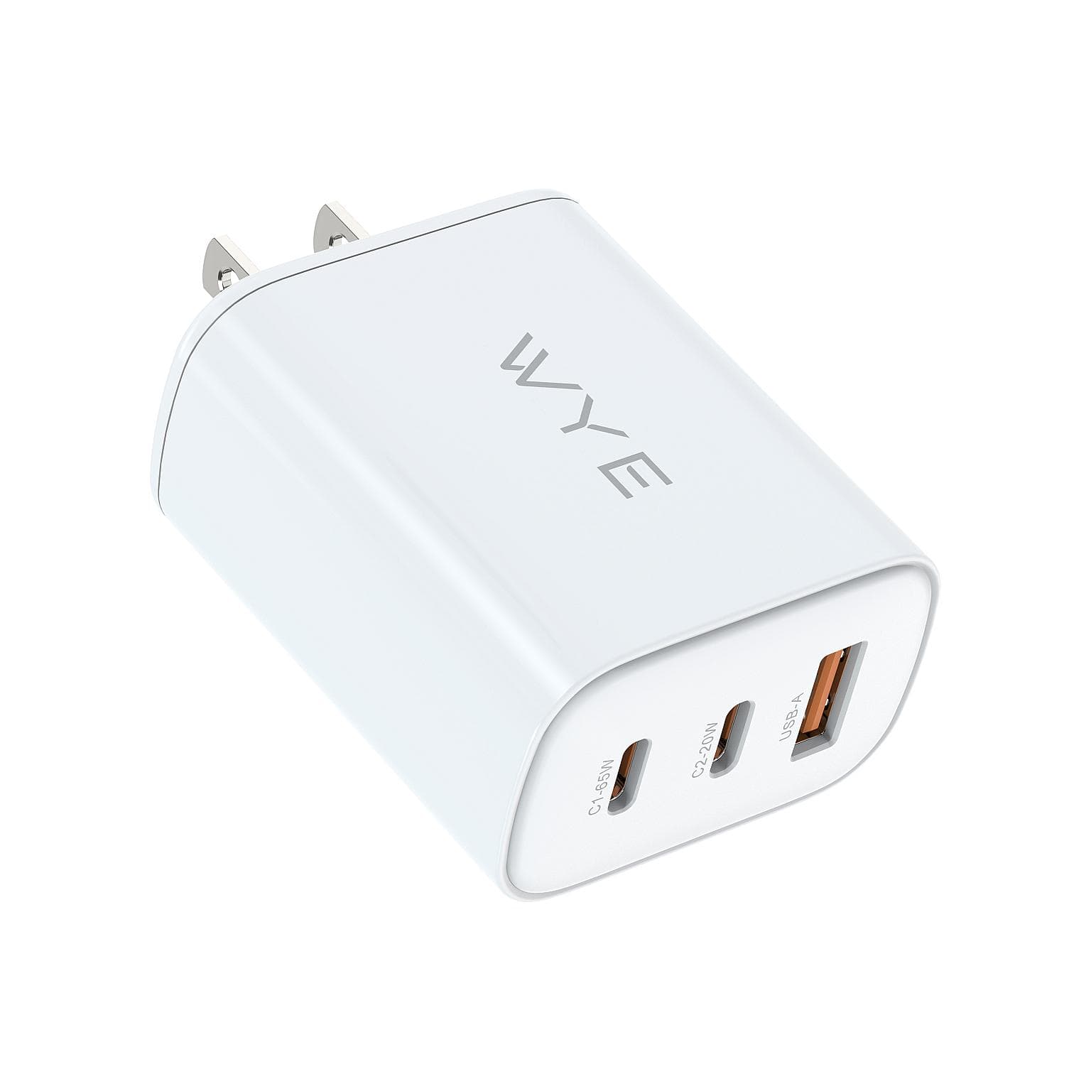 65W Dual USB-C & a USB-A Power Adapter PA3
